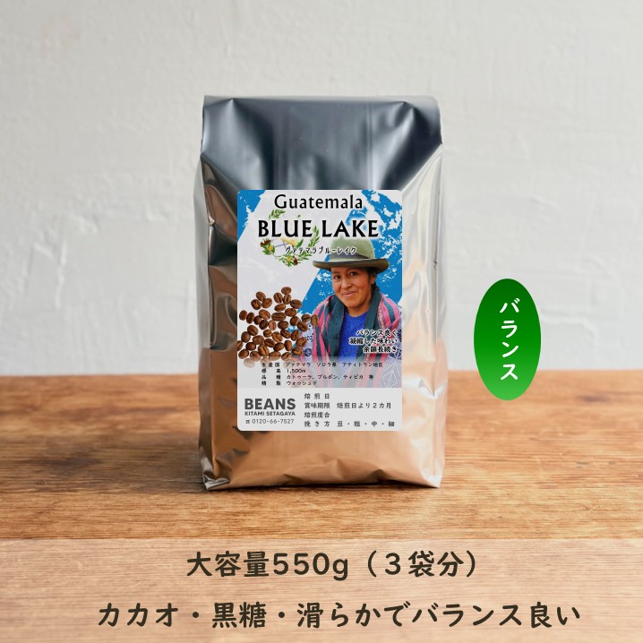 【大容量1袋550g入り】グァテマラ・ブルーレイク